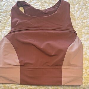 lululemon athletica Two-Tone Mauve and Blush Sports Bra